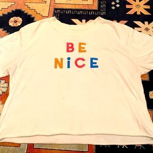 Be Nice crop top . Medium.